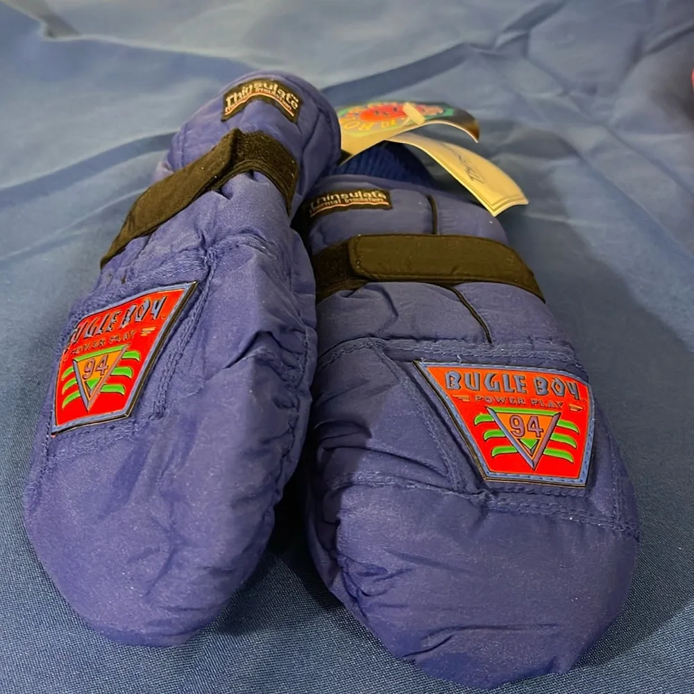 Bugle Boy Blue Thermal Insulation Gloves Boys size 5-7